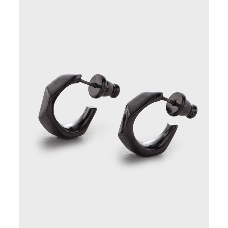 スミクロ(018) | ペンタゴンカットピアス | TAKEO KIKUCHI