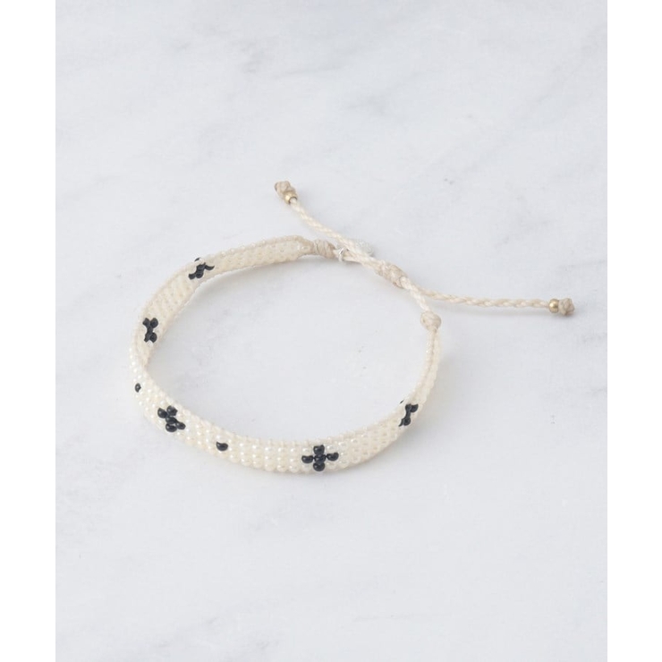 ナチュラル(050) | Cruz Grass Beads Bracelet | TAKEO KIKUCHI