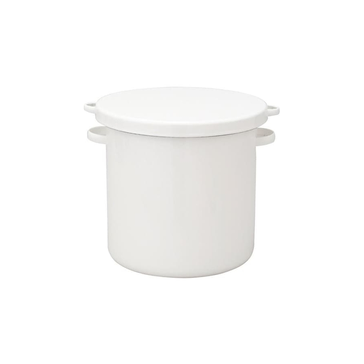 野田琺瑯 ホワイトシリーズ ラウンドストッカー 21cm | 212 KITCHEN STORE | 詳細画像1 