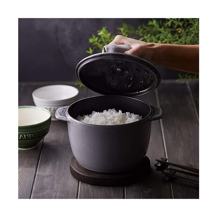 ラ ココット de GOHAN BK M 16cm ＜STAUB ストウブ＞ | 212 KITCHEN STORE | 詳細画像2 