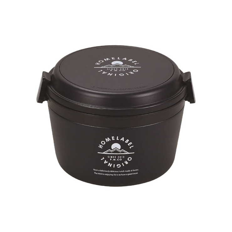 ブラック(879) | ホームレーベル どんぶりランチジャー 1060ml BK | 212 KITCHEN STORE