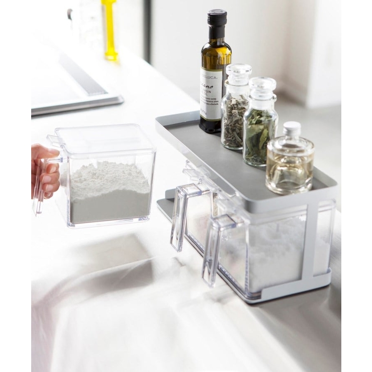 調味料ストッカーラックワイド WH 山崎実業 ＜tower タワー＞ | 212 KITCHEN STORE | 詳細画像3 