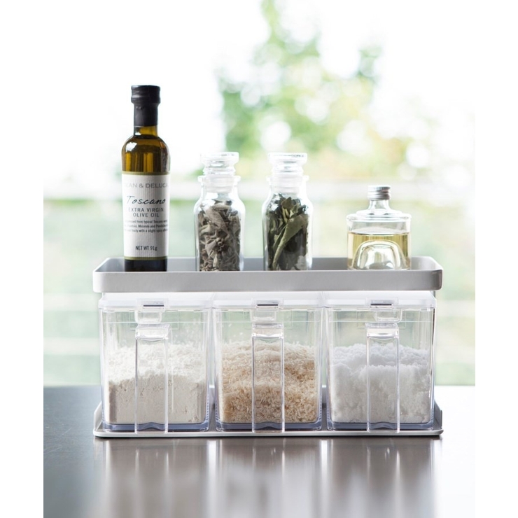 調味料ストッカーラックワイド WH 山崎実業 ＜tower タワー＞ | 212 KITCHEN STORE | 詳細画像9 