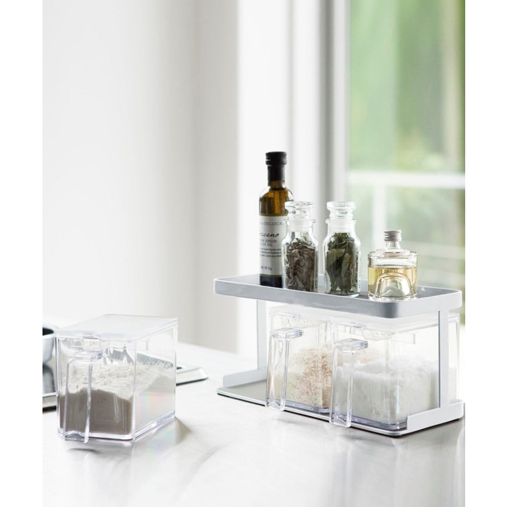 調味料ストッカーラックワイド WH 山崎実業 ＜tower タワー＞ | 212 KITCHEN STORE | 詳細画像12 