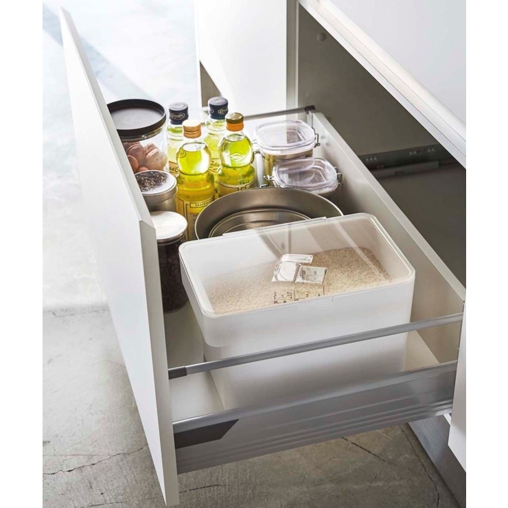 密閉シンク下米ビツ 5kg 計量カップ付 山崎実業 ＜tower タワー＞ | 212 KITCHEN STORE | 詳細画像2 