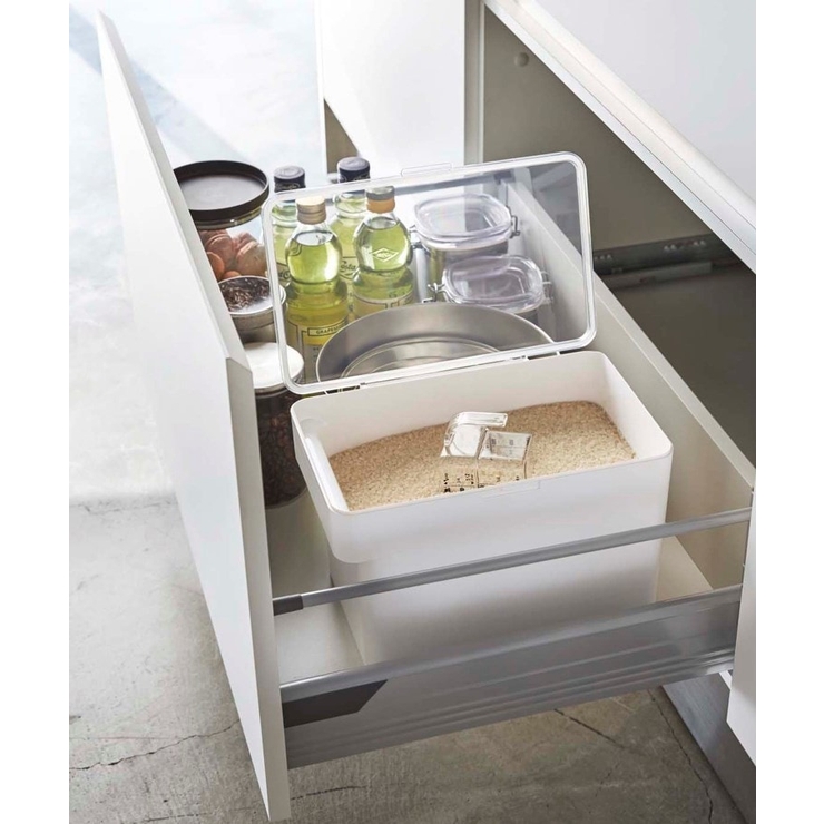 密閉シンク下米ビツ 5kg 計量カップ付 山崎実業 ＜tower タワー＞ | 212 KITCHEN STORE | 詳細画像3 