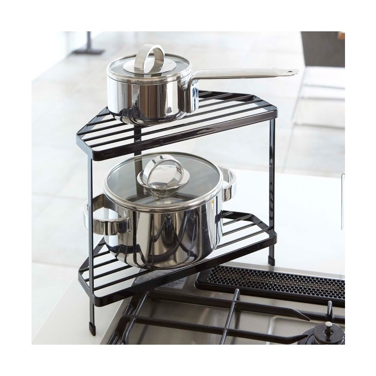 Tower タワー キッチンコーナーラック Bk 品番 Wrdw 212 Kitchen Store トゥワントゥキッチン ストア のファッション通販 Shoplist ショップリスト