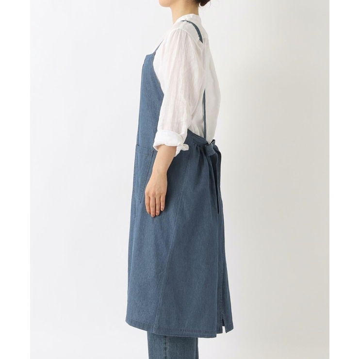 フルイドライン ロングエプロン BL | 212 KITCHEN STORE | 詳細画像2 