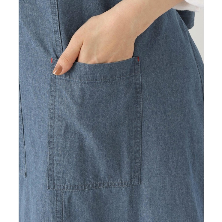 フルイドライン ロングエプロン BL | 212 KITCHEN STORE | 詳細画像6 