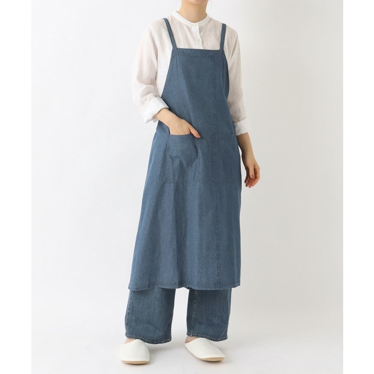 フルイドライン ロングエプロン BL | 212 KITCHEN STORE | 詳細画像10 