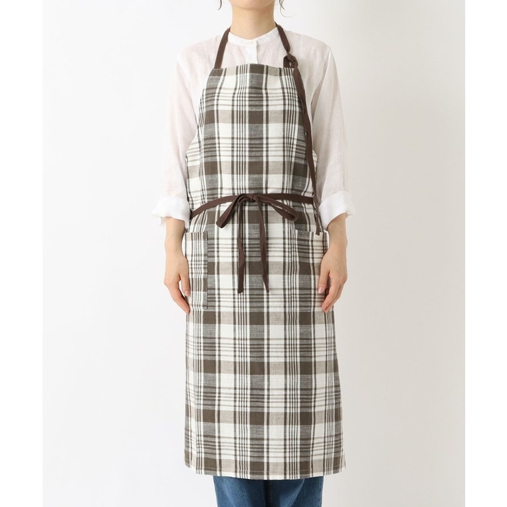 スラブチェック エプロン BR | 212 KITCHEN STORE | 詳細画像1 