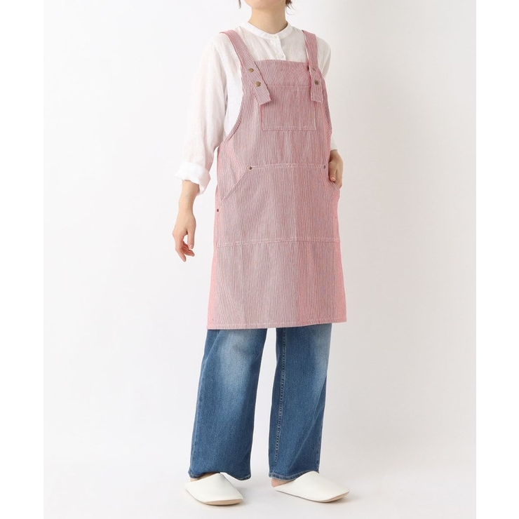 ヒッコリーストライプエプロン M RD ＜212Kオリジナル＞ | 212 KITCHEN STORE | 詳細画像12 