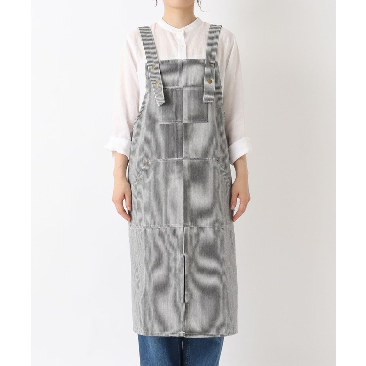 ヒッコリーストライプエプロン L BK ＜212Kオリジナル＞ | 212 KITCHEN STORE | 詳細画像1 