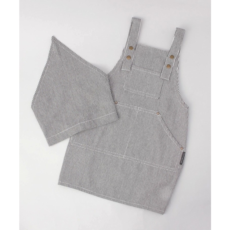 ヒッコリーストライプエプロン キッズ BK ＜212Kオリジナル＞ | 212 KITCHEN STORE | 詳細画像1 
