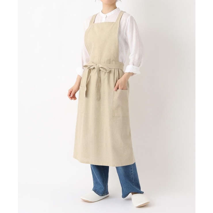 リネンコットン フルエプロンギャザー NT | 212 KITCHEN STORE | 詳細画像10 