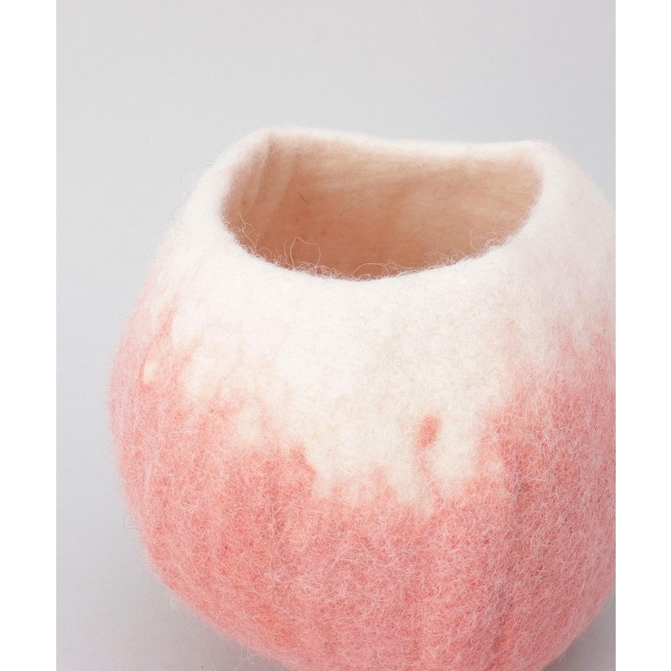 ラウンド スモールバスケット H11×W15cm グラデPK | 212 KITCHEN STORE | 詳細画像5 