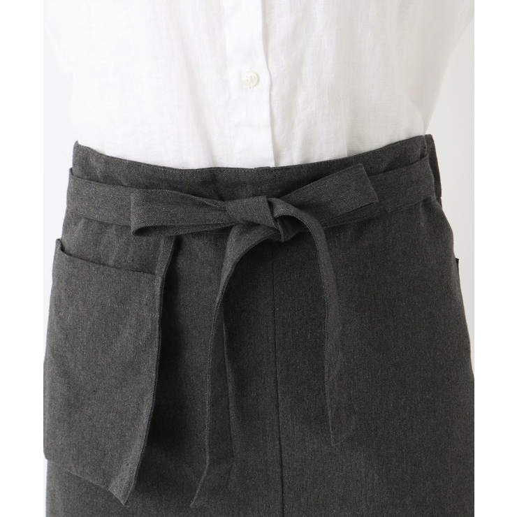 ギャルソンエプロン リサイクルコットン チャコール | 212 KITCHEN STORE | 詳細画像4 