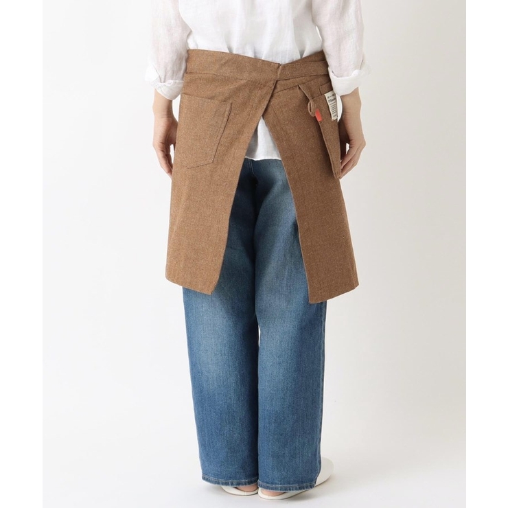 ギャルソンエプロン リサイクルコットン アーモンド[品番：WRDW0225157