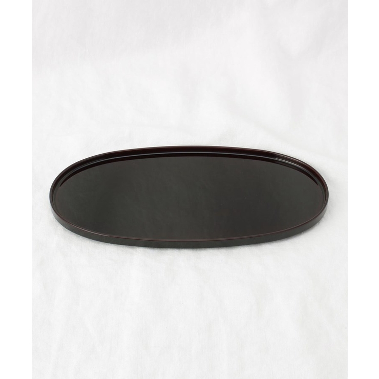 越前塗り 小判型 おぼん BK ＜ハレとケ＞ | 212 KITCHEN STORE | 詳細画像1 