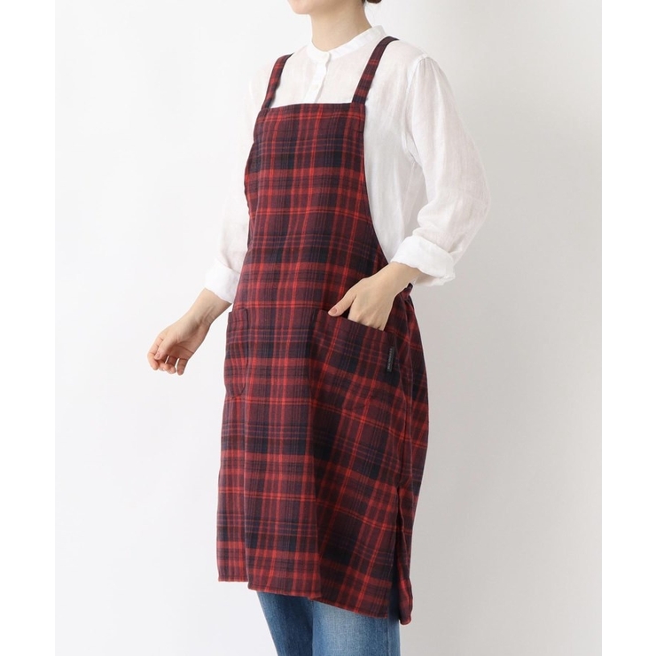 タータンチェックエプロン RD[品番：WRDW0225205]｜212 KITCHEN STORE