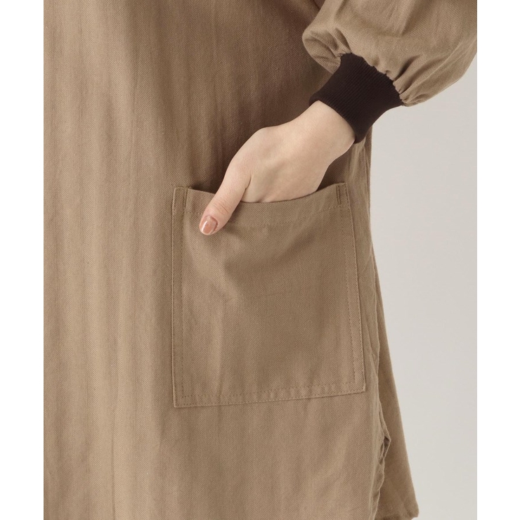 ライトウィンド 花びらリブ袖かっぽうぎ BE | 212 KITCHEN STORE | 詳細画像6 