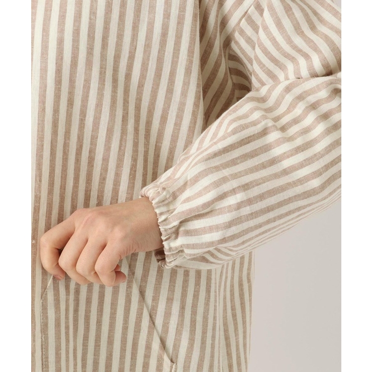 ブロックストライプ リネンコットン スモック NT ＜212Kオリジナル ＞ | 212 KITCHEN STORE | 詳細画像5 