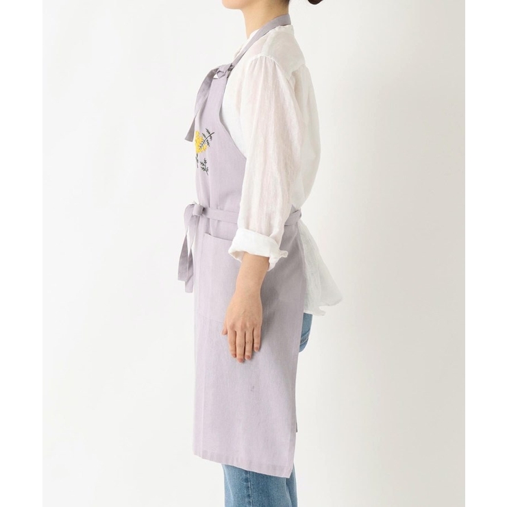 刺繍フラワー ミモザ フルエプロン LPU ＜212Kオリジナル ＞ | 212 KITCHEN STORE | 詳細画像2 