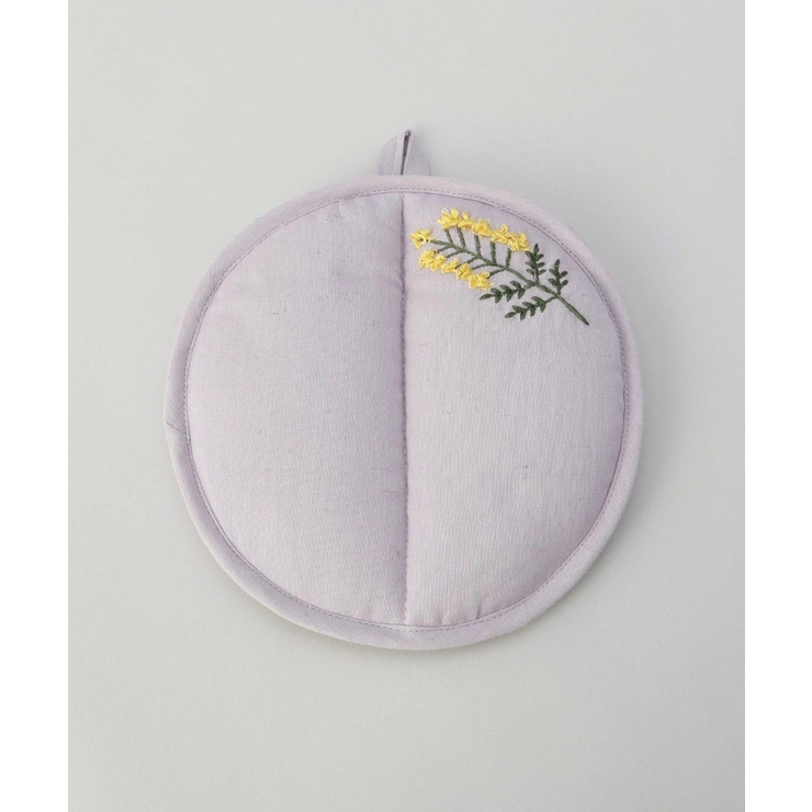 その他 | 刺繍フラワー ミモザ ラウンドミトン LPU ＜212Kオリジナル ＞ | 212 KITCHEN STORE