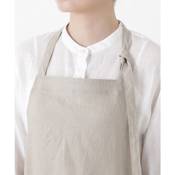 リネンのネックエプロン フリー キナリ | 212 KITCHEN STORE | 詳細画像4 