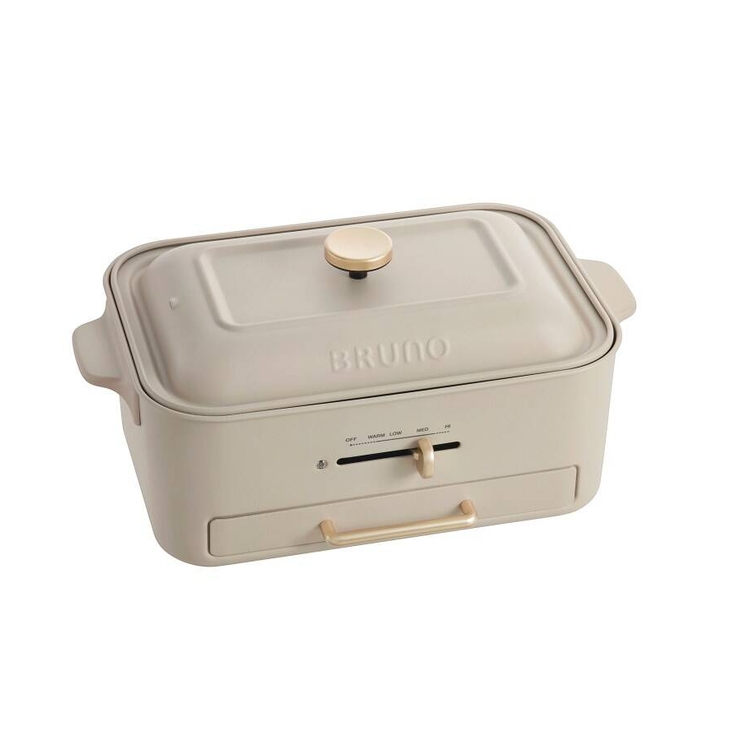 コンパクトグリルホットプレート グレージュ ＜BRUNO ブルーノ＞ | 212 KITCHEN STORE | 詳細画像1 