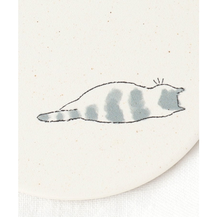 陶器珪藻土コースター neko うたたね | 212 KITCHEN STORE | 詳細画像3 
