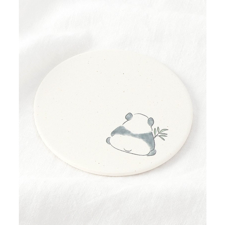 その他 | 陶器珪藻土コースター panda たそがれ | 212 KITCHEN STORE