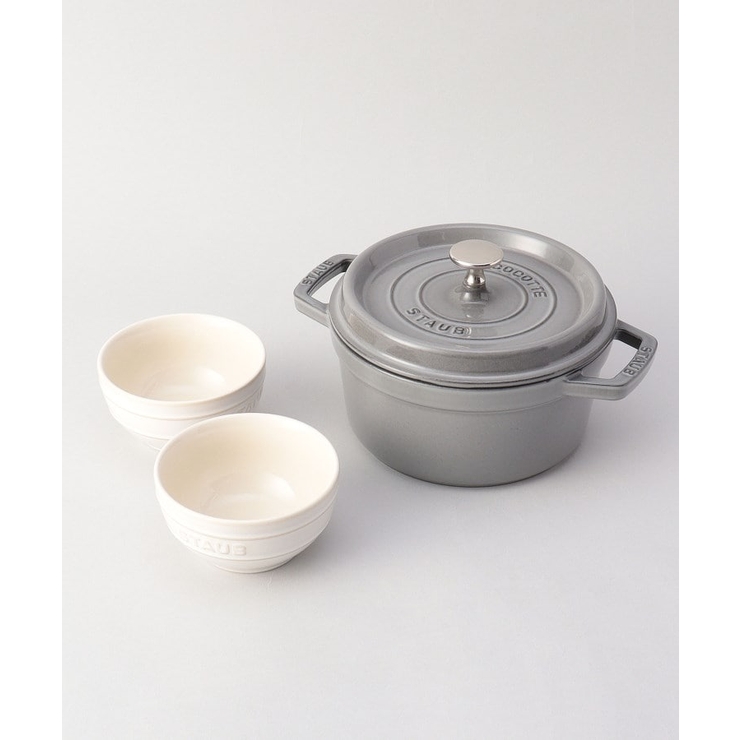 Staub R20cmグレー＋ボウル×2ps セット[品番：WRDW0184867]｜212 ...