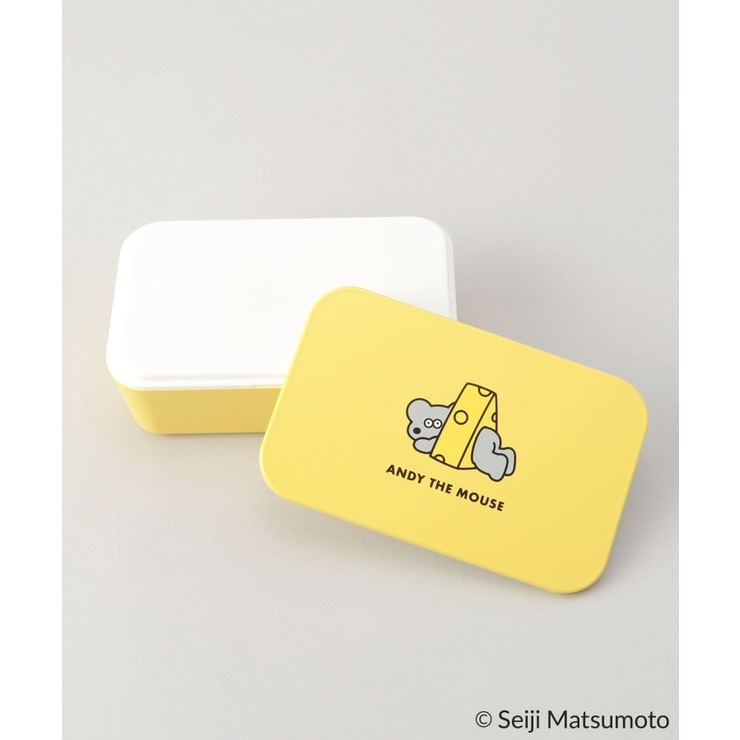 スクエアランチボックス 600ml YE ＜ANDY THE MOUSE＞ | 212 KITCHEN STORE | 詳細画像2 