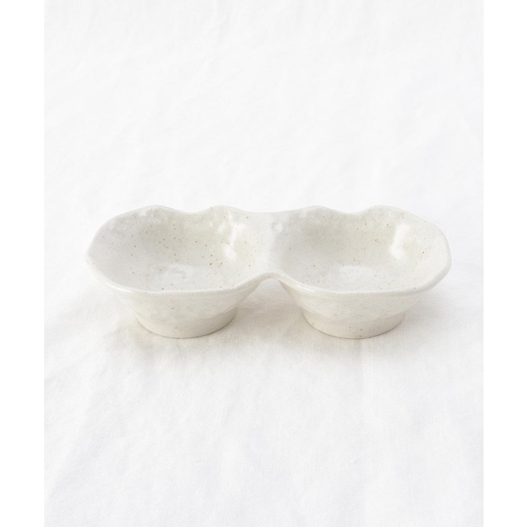 饗の器 2つ仕切り皿 深 WH | 212 KITCHEN STORE | 詳細画像1 