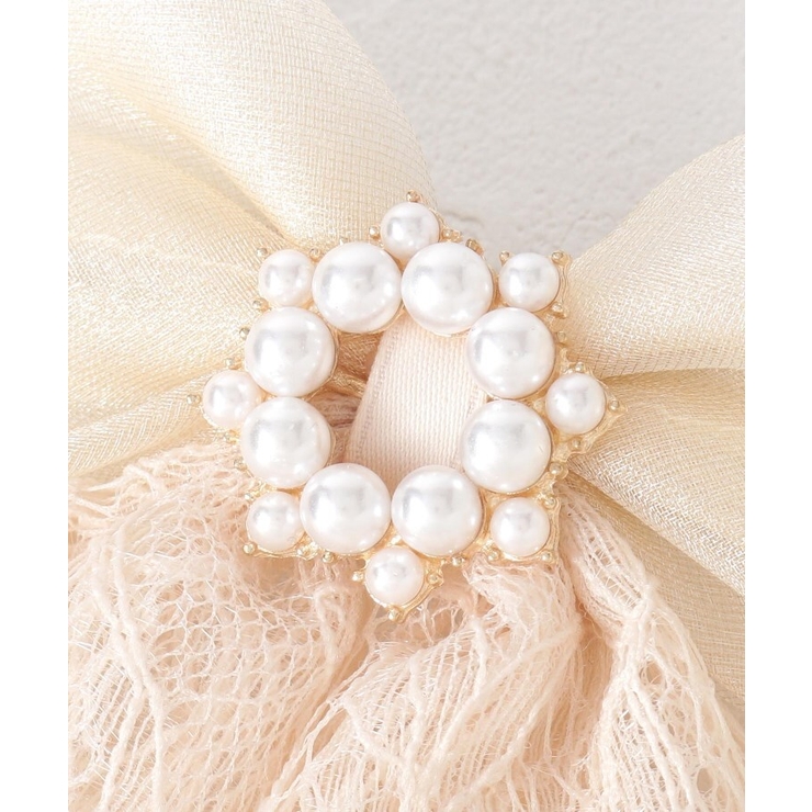 オーガンジーレースバレッタ[品番：WRDW0141366]｜ESPERANZA