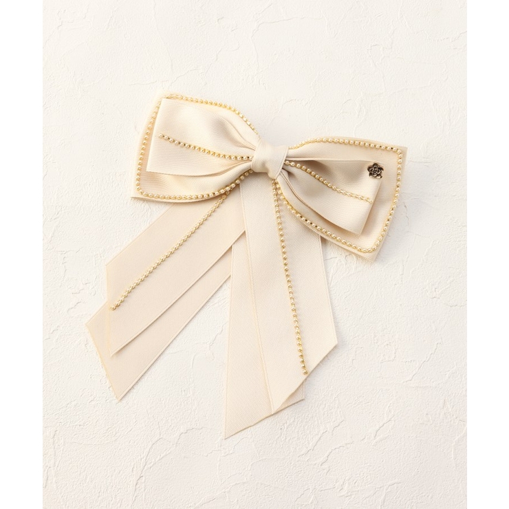 ストーン付きBIGリボンバレッタ | ESPERANZA | 詳細画像1 