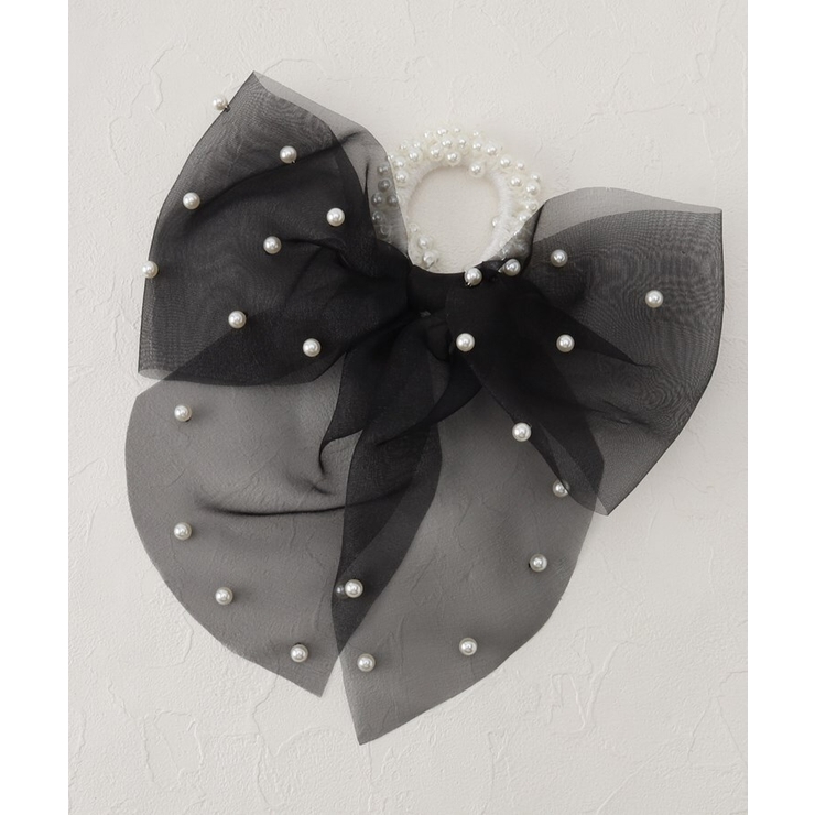 パール調×リボンヘアゴム | ESPERANZA | 詳細画像1 