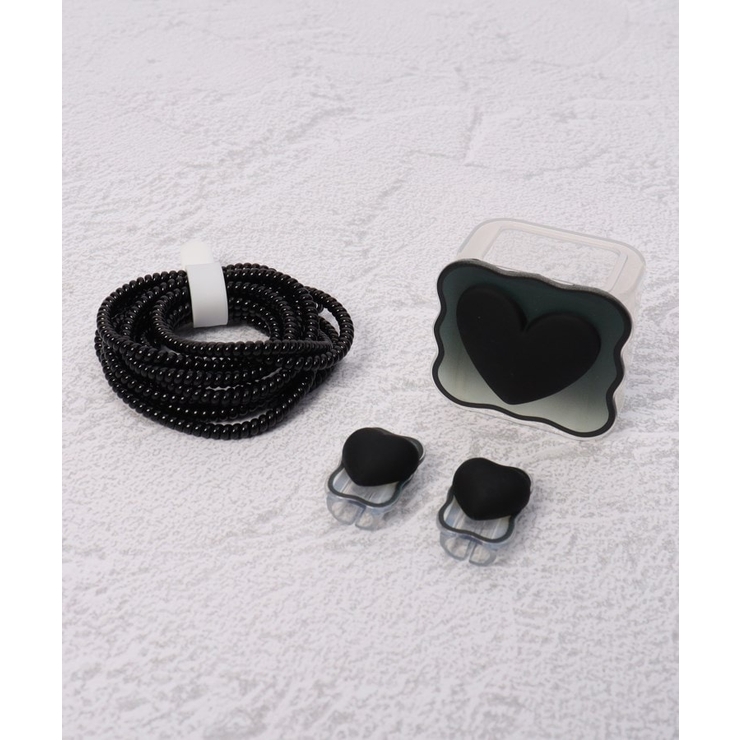 ブラック(019) | ハート充電器カバー | ESPERANZA