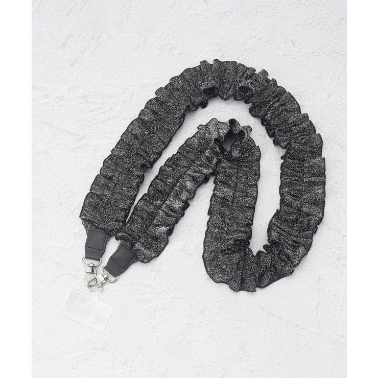 ブラック(019) | フリルリボンストラップ | ESPERANZA