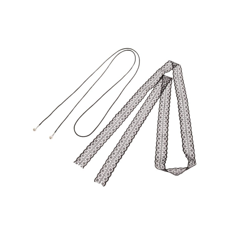 レース2連ロングチョーカー | cloenc | 詳細画像3 