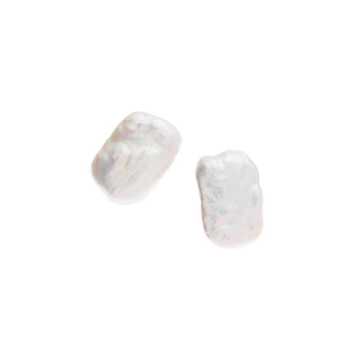 オフホワイト(003) | バロック淡水パールイヤリング | cloenc