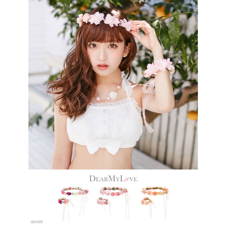 結婚式やフェスにオススメ 選べる3タイプ 花かんむり お花ブレスレット2点セット 品番 Yu 夢展望 ユメテンボウ のレディースファッション通販 毎日送料無料 Shoplist ショップリスト