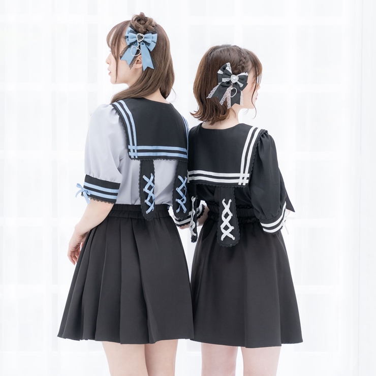 キラキラハートビジュー2個セットリボンクリップ 量産型 地雷系 夢展望 | DearMyLove | 詳細画像18 