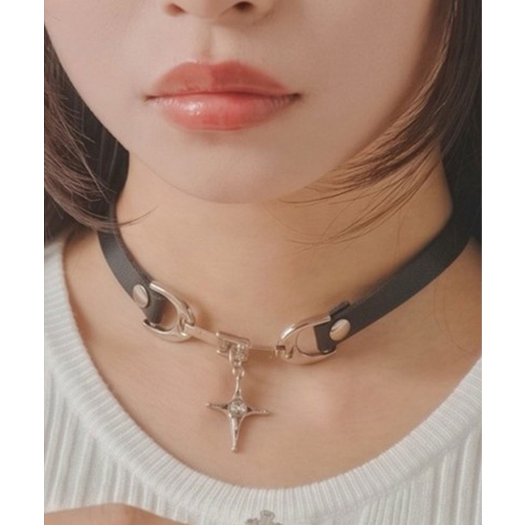 クロスモチーフチョーカーアクセサリー 韓国 夢展望 Diable baiser | 夢展望 | 詳細画像4 