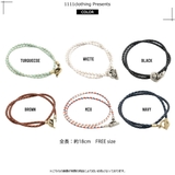 ◆牛革 編み込み2連 レザーブレスレット◆ | ONE 4 PREMIUM | 詳細画像4