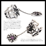 ◆pi0446●バラ売り ジュエルスパイダーシルバーイヤーカフ | 2PIECES | 詳細画像2