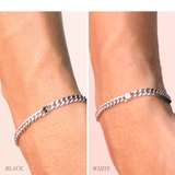 ◆b0695 一粒ストーン！キヘイチェーンシルバーブレスレット | 2PIECES  | 詳細画像7 