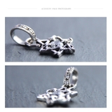 ◆pe2144 六芒星シルバーペンダントトップペンダントトップのみの商品 | 2PIECES | 詳細画像4