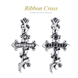 【シルバーアクセサリー】【ペンダントトップ】◆pe2145 リボンが巻き付くシル… | 2PIECES | 詳細画像1 